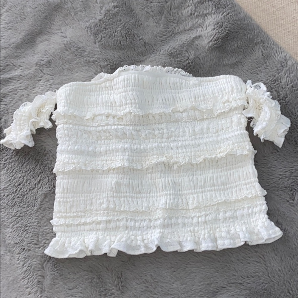super cute urban off the shoulder tube top